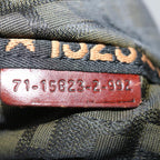 FENDI Zucca Canvas Hand Bag Brown Blackep4023