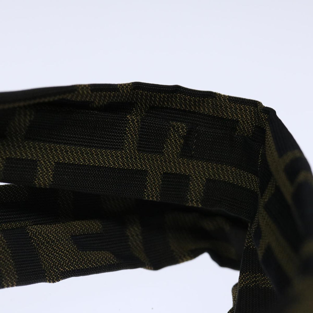 FENDI Zucca Canvas Hand Bag Brown Blackep4023