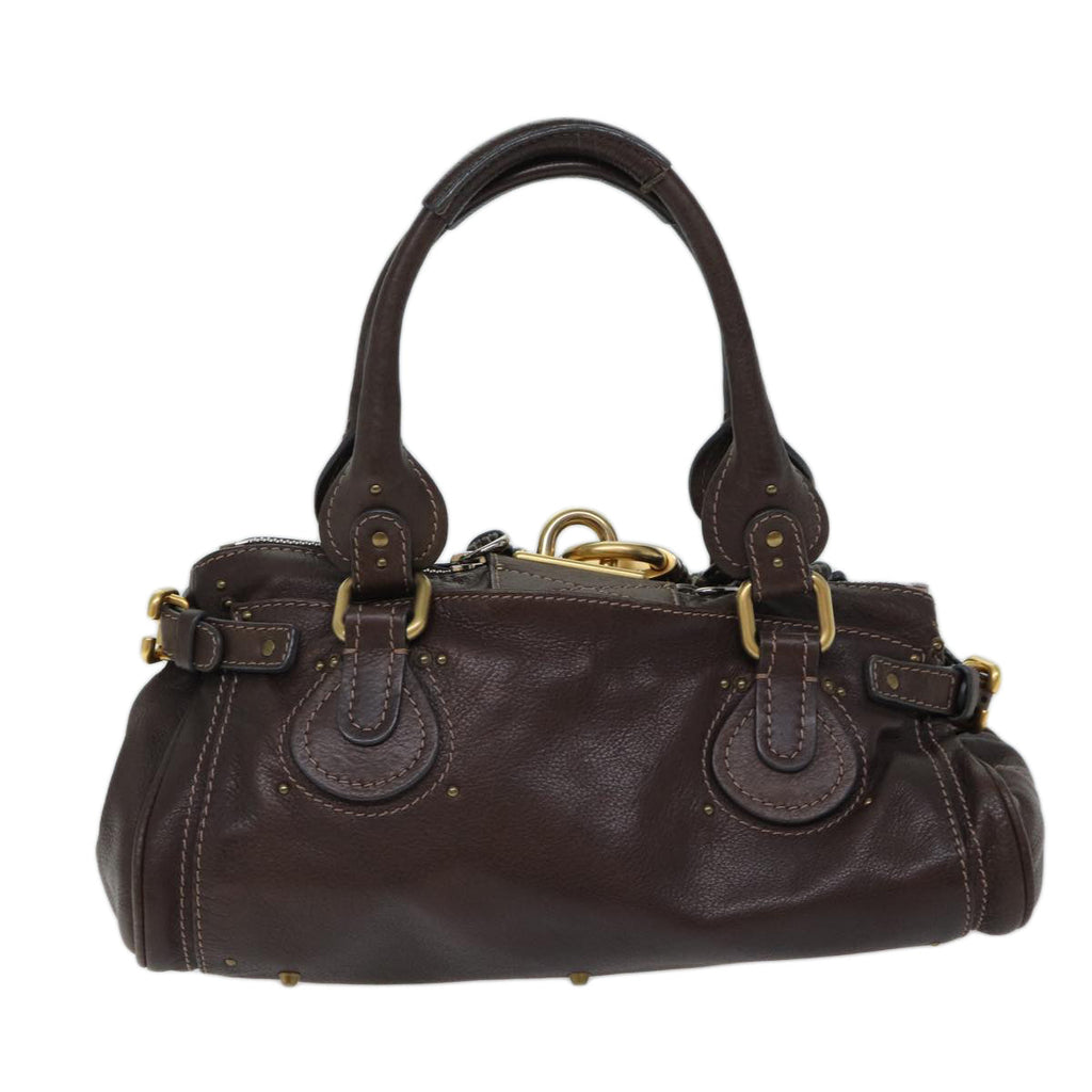 Chloe Paddington Shoulder Bag Leather Brown ep4026