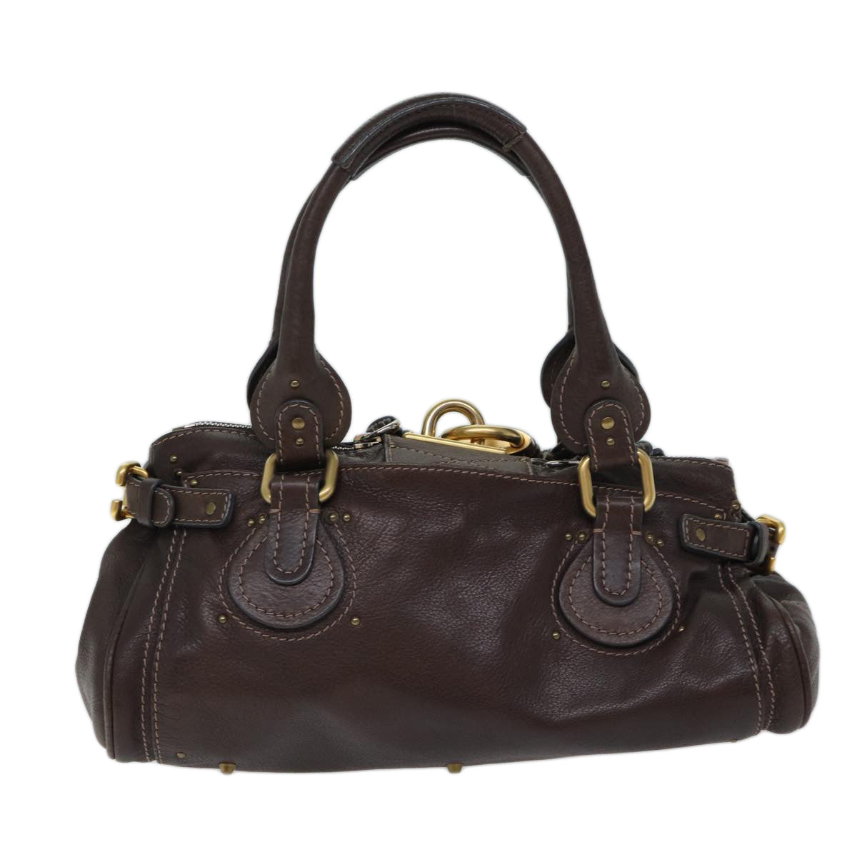 Chloe Paddington Shoulder Bag Leather Brown ep4026