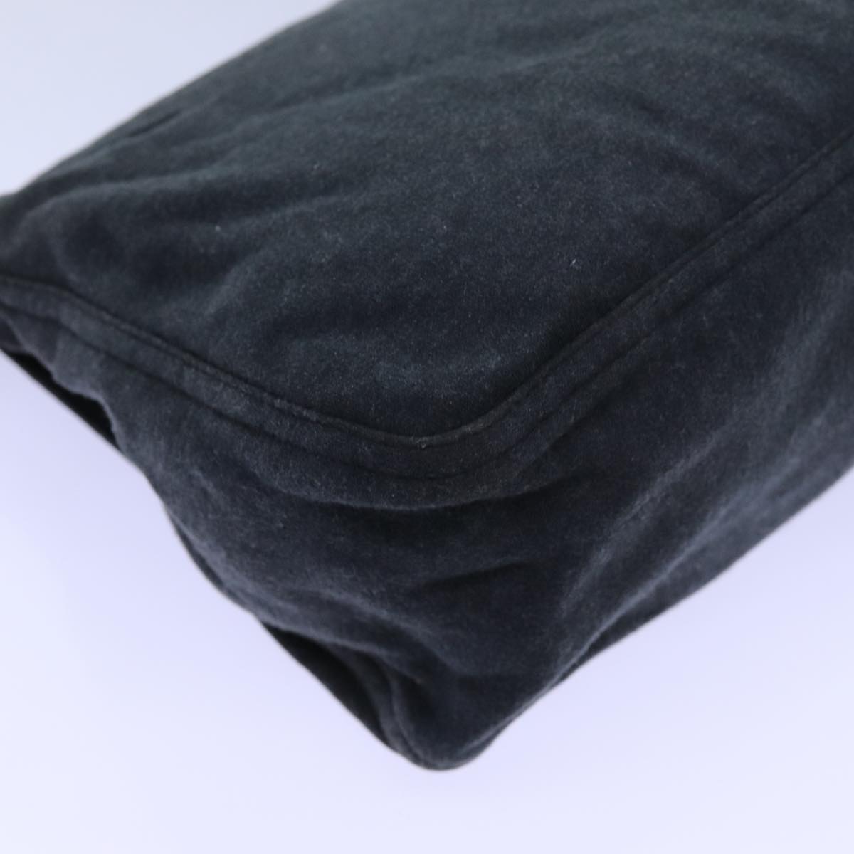 FENDI Mamma Baguette Shoulder Bag Cotton Grayep4032