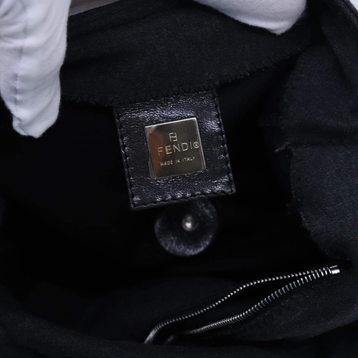 FENDI Mamma Baguette Shoulder Bag Cotton Grayep4032