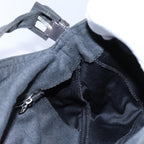 FENDI Mamma Baguette Shoulder Bag Cotton Grayep4032