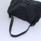 FENDI Mamma Baguette Shoulder Bag Cotton Grayep4032