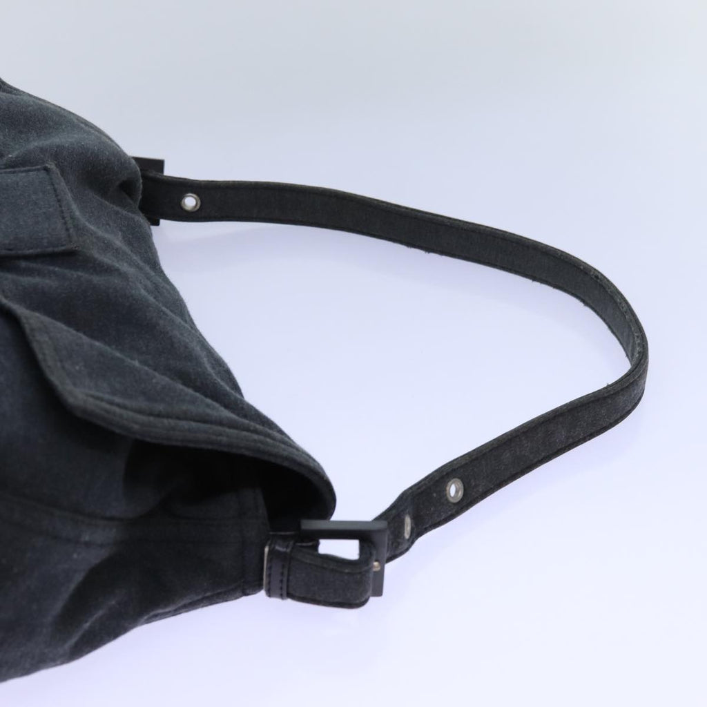 FENDI Mamma Baguette Shoulder Bag Cotton Grayep4032