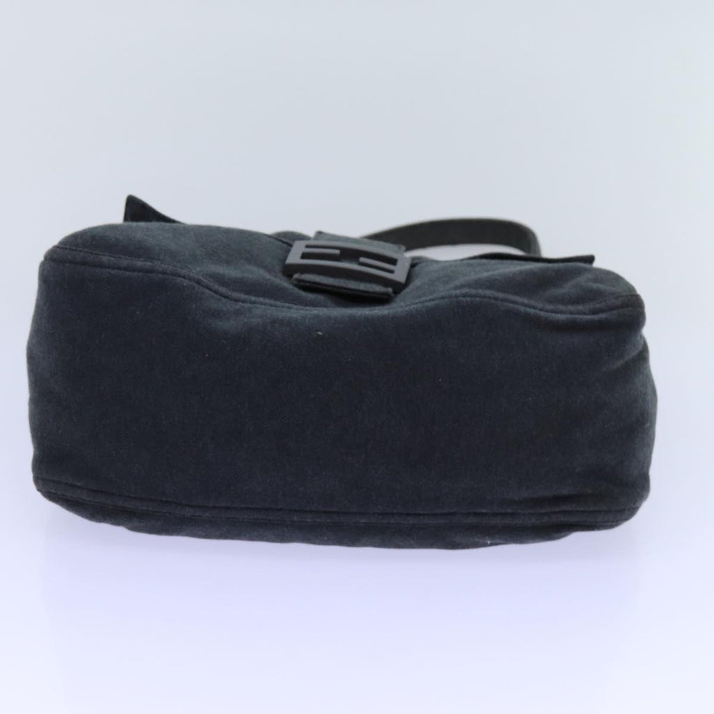 FENDI Mamma Baguette Shoulder Bag Cotton Grayep4032