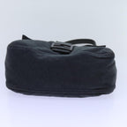 FENDI Mamma Baguette Shoulder Bag Cotton Grayep4032