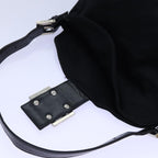 FENDI Mamma Baguette Shoulder Bag Nylon Blackep4044