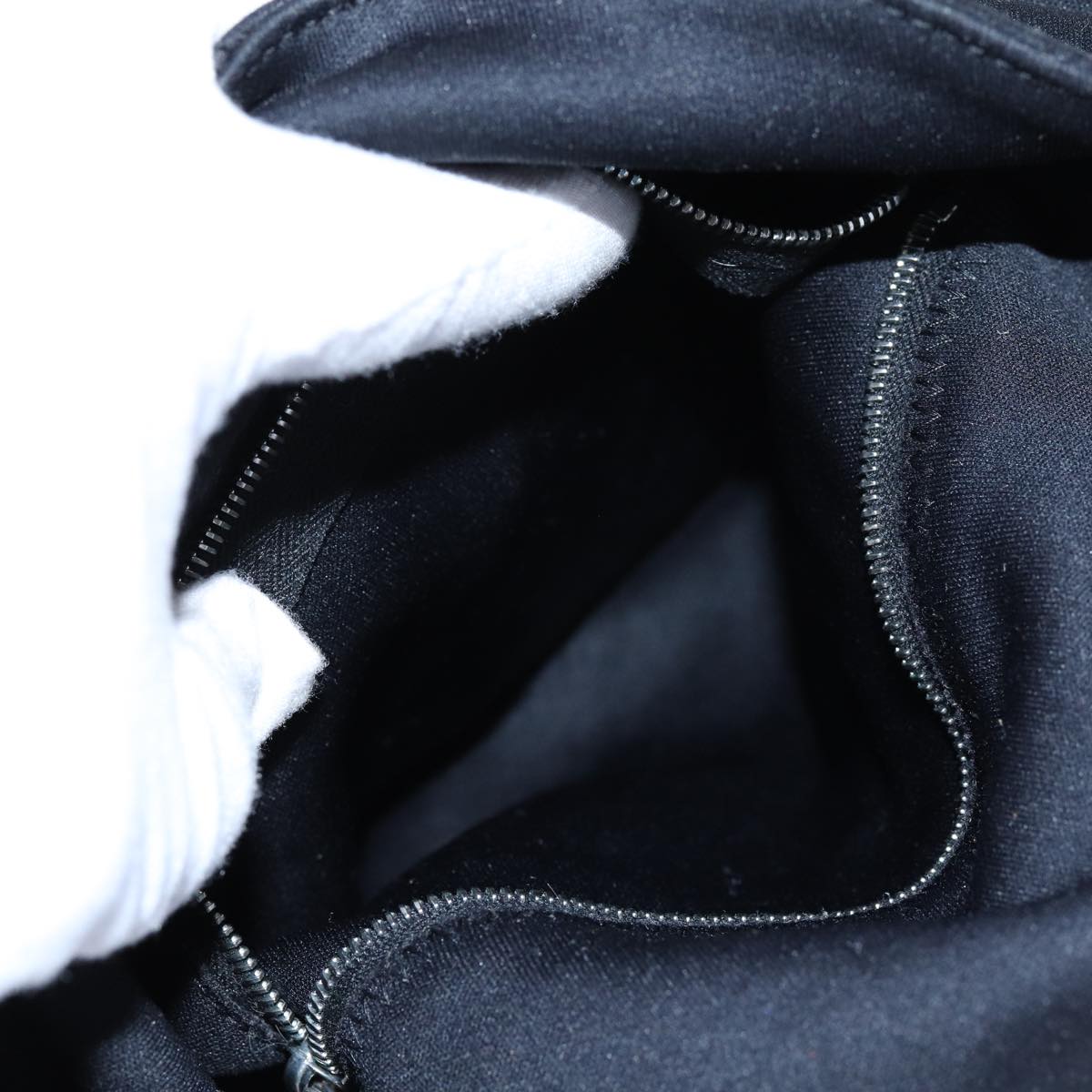 FENDI Mamma Baguette Shoulder Bag Nylon Blackep4044