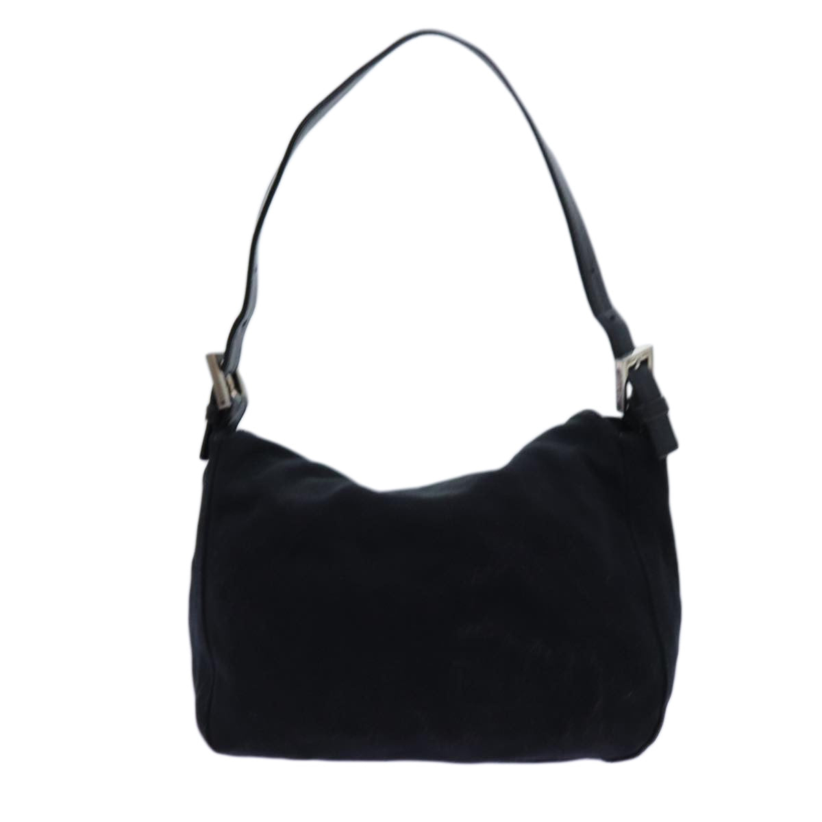FENDI Mamma Baguette Shoulder Bag Nylon Blackep4044