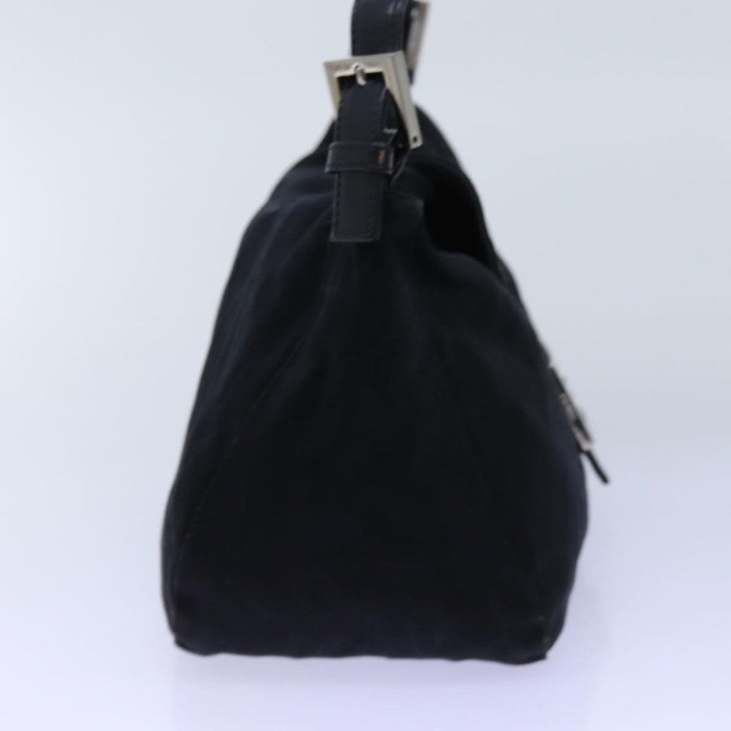 FENDI Mamma Baguette Shoulder Bag Nylon Blackep4044