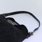 FENDI Mamma Baguette Shoulder Bag Nylon Blackep4044