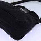 FENDI Mamma Baguette Shoulder Bag Nylon Blackep4044