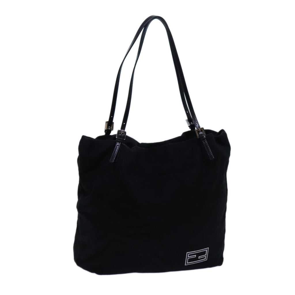 FENDI Tote Bag Wool Blackep4048