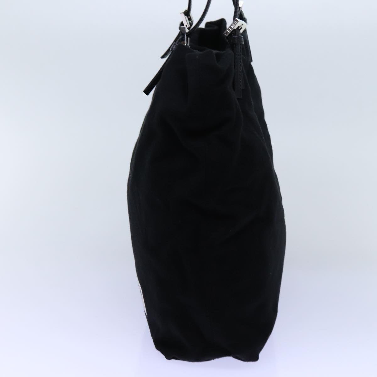 FENDI Tote Bag Wool Blackep4048
