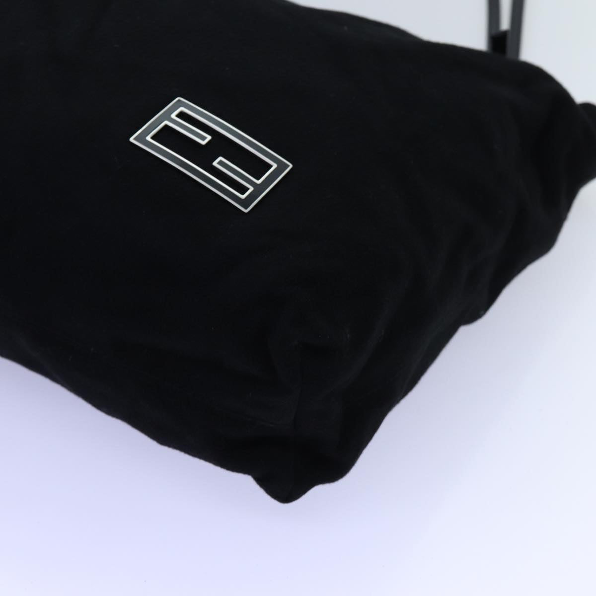 FENDI Tote Bag Wool Blackep4048