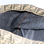 FENDI Zucca Canvas Tote Bag Black Brownep4053
