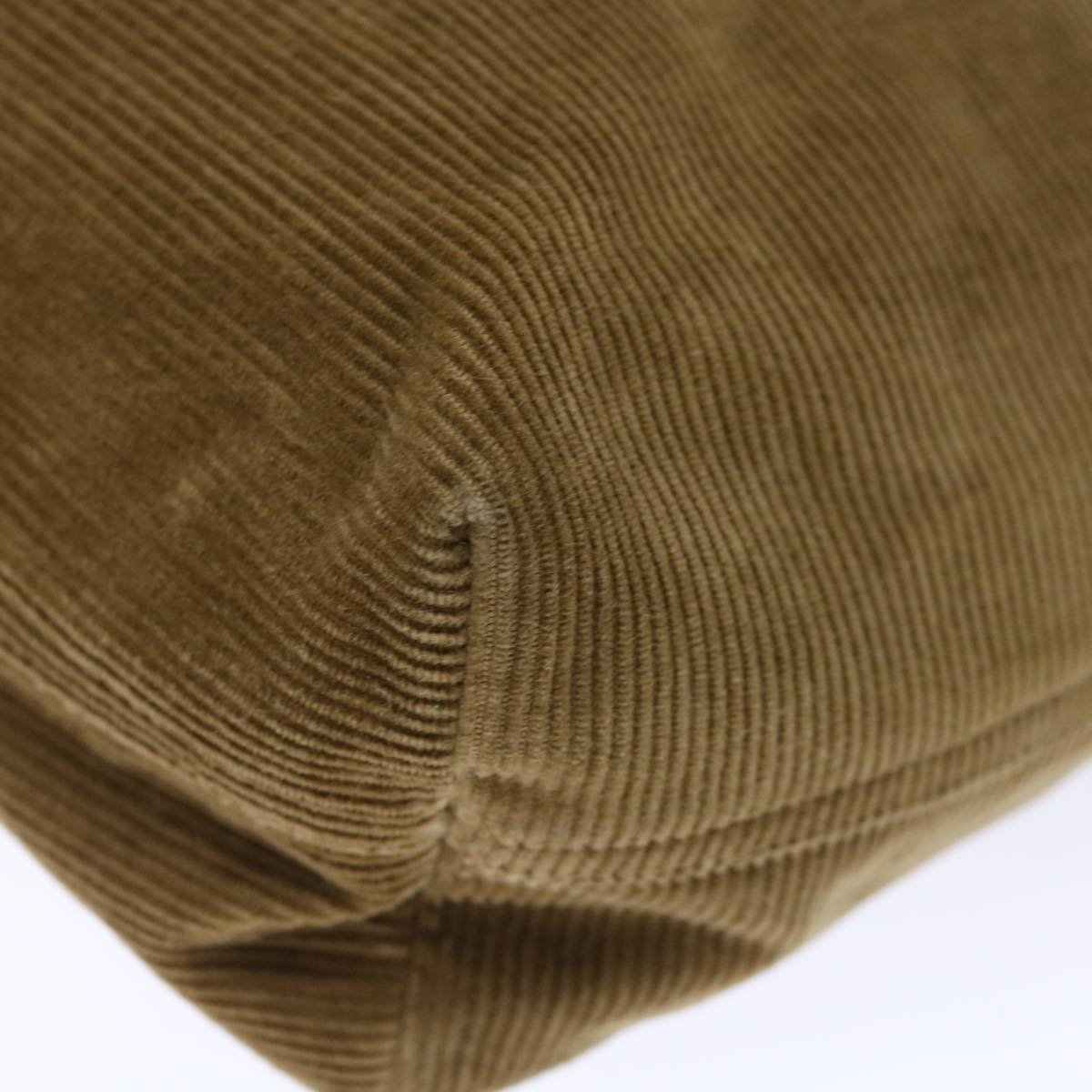 FENDI Tote Bag Corduroy Beigeep4054