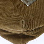 FENDI Tote Bag Corduroy Beigeep4054