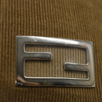 FENDI Tote Bag Corduroy Beigeep4054