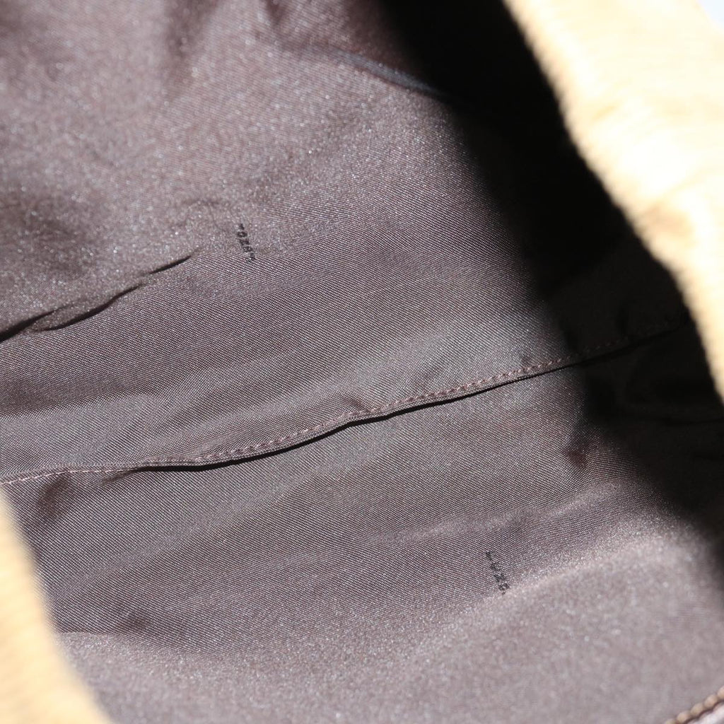 FENDI Tote Bag Corduroy Beigeep4054