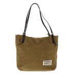FENDI Tote Bag Corduroy Beigeep4054