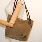 FENDI Tote Bag Corduroy Beigeep4054