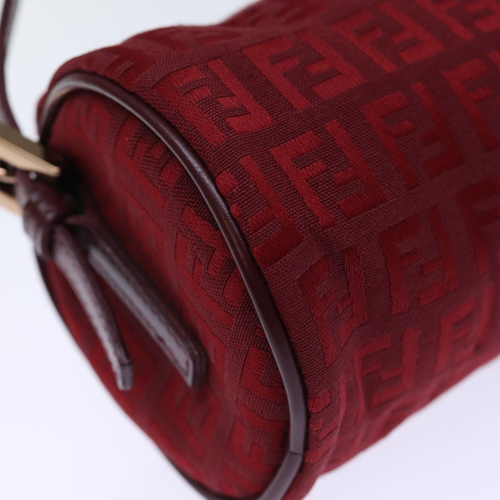 FENDI Zucchino Canvas Hand Bag Redep4059