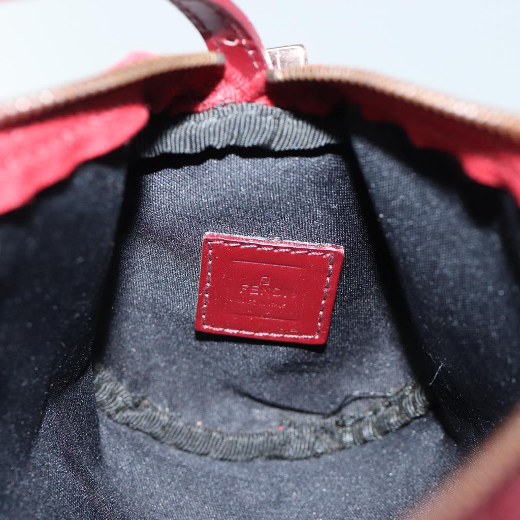 FENDI Zucchino Canvas Hand Bag Redep4059