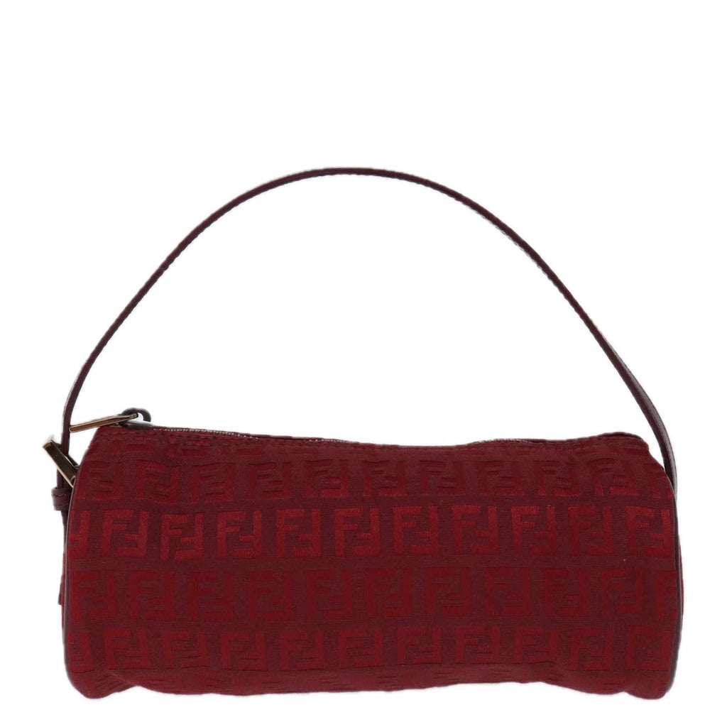 FENDI Zucchino Canvas Hand Bag Redep4059