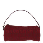 FENDI Zucchino Canvas Hand Bag Redep4059