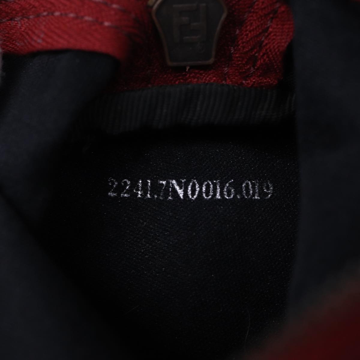 FENDI Zucchino Canvas Hand Bag Redep4059