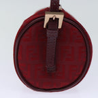 FENDI Zucchino Canvas Hand Bag Redep4059