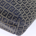 FENDI Zucchino Canvas Tote Bag Navyep4064