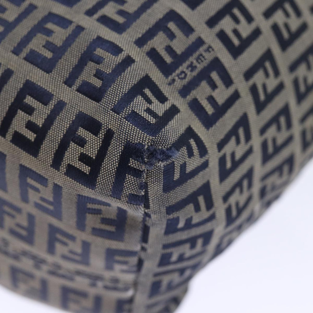 FENDI Zucchino Canvas Tote Bag Navyep4064
