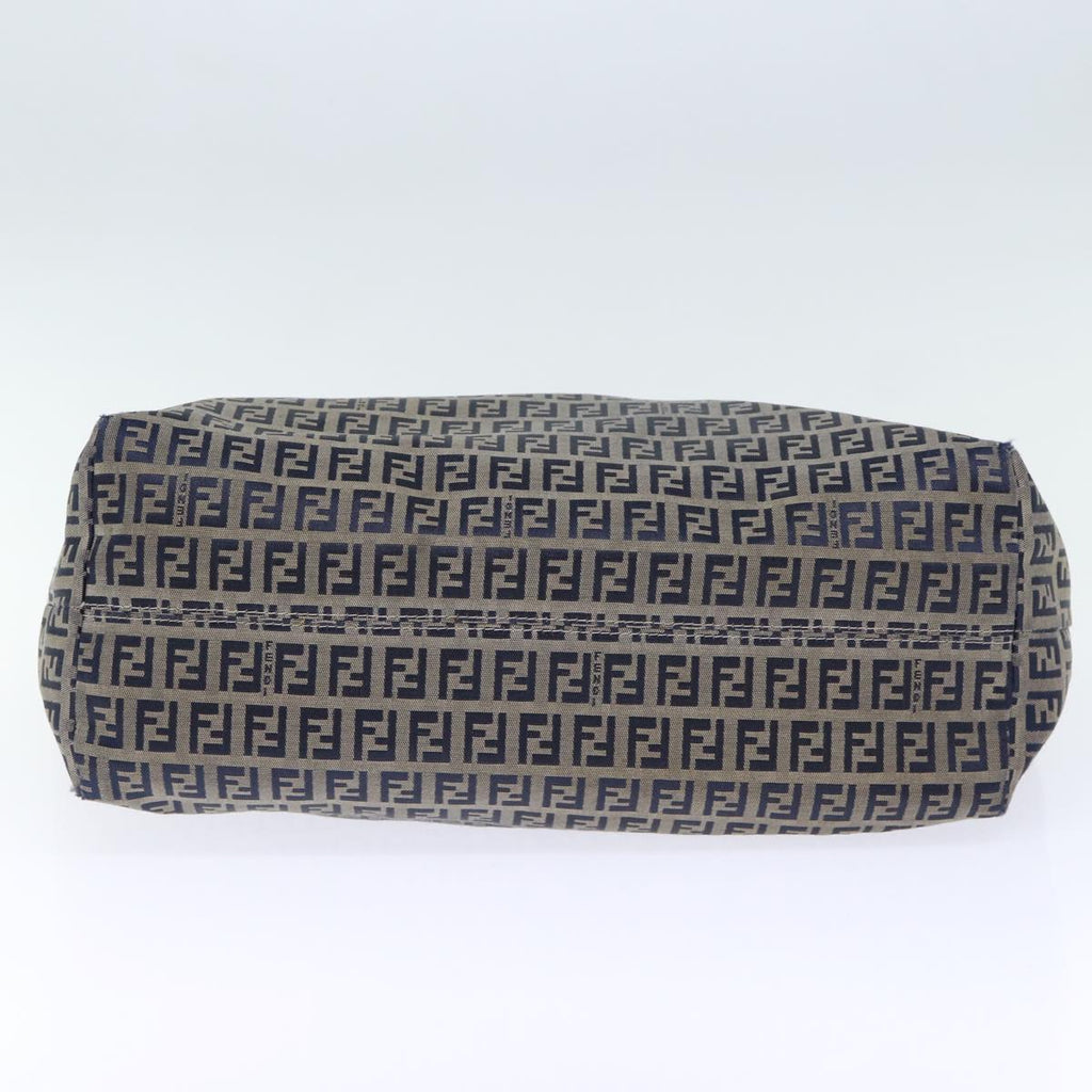 FENDI Zucchino Canvas Tote Bag Navyep4064