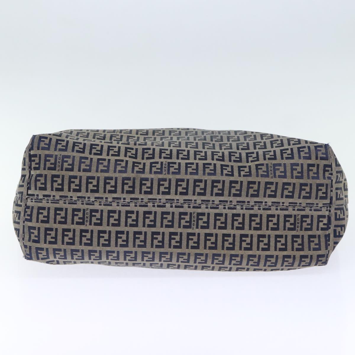 FENDI Zucchino Canvas Tote Bag Navyep4064