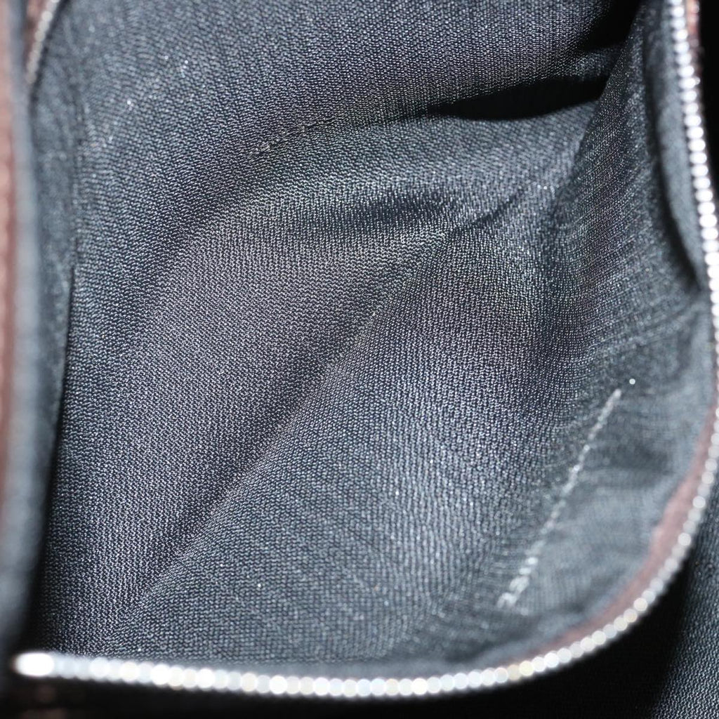 FENDI Mamma Baguette Shoulder Bag Suede Brownep4073