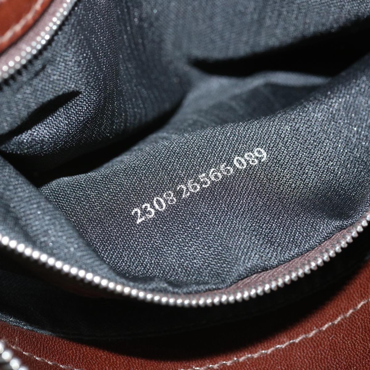 FENDI Mamma Baguette Shoulder Bag Suede Brownep4073