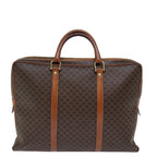 CELINE Macadam Canvas Business Bag PVC Leather Brown  ep4097