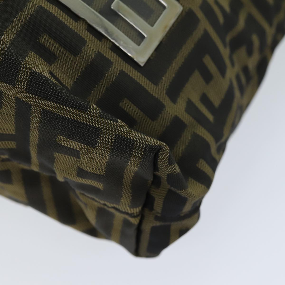 FENDI Zucca Canvas Tote Bag Brown Blackep4139