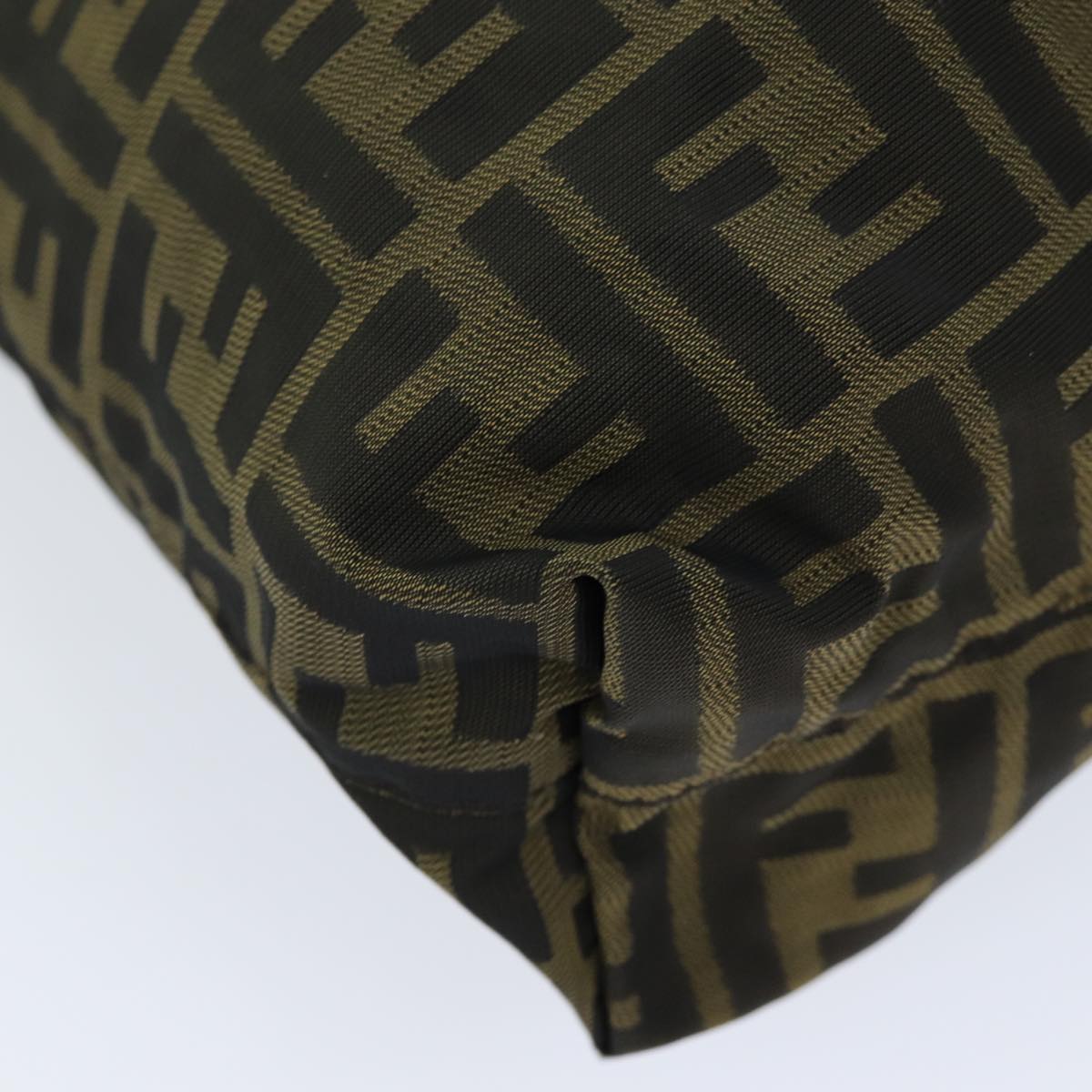 FENDI Zucca Canvas Tote Bag Brown Blackep4139