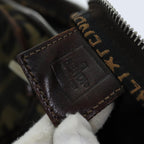 FENDI Zucca Canvas Tote Bag Brown Blackep4139