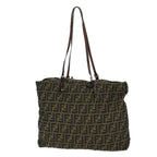 FENDI Zucca Canvas Tote Bag Brown Blackep4139