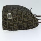 FENDI Zucca Canvas Tote Bag Brown Blackep4139