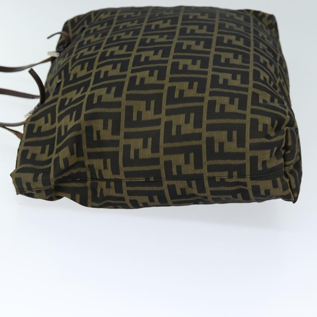FENDI Zucca Canvas Tote Bag Brown Blackep4139