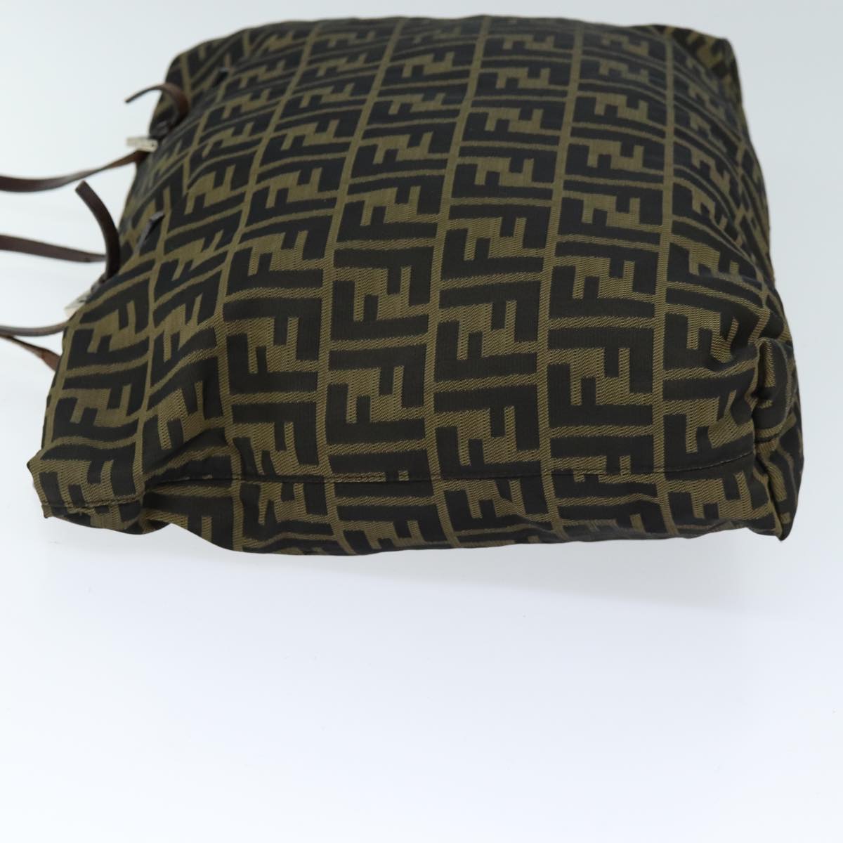 FENDI Zucca Canvas Tote Bag Brown Blackep4139