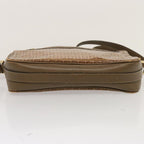 FENDI Zucchino Canvas Shoulder Bag Vintage Beigeep4149