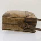 FENDI Zucchino Canvas Shoulder Bag Vintage Beigeep4154