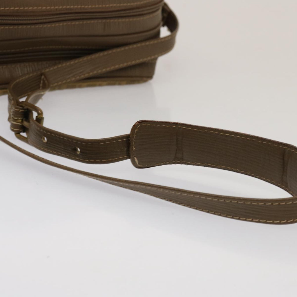 FENDI Zucchino Canvas Shoulder Bag Vintage Beigeep4154